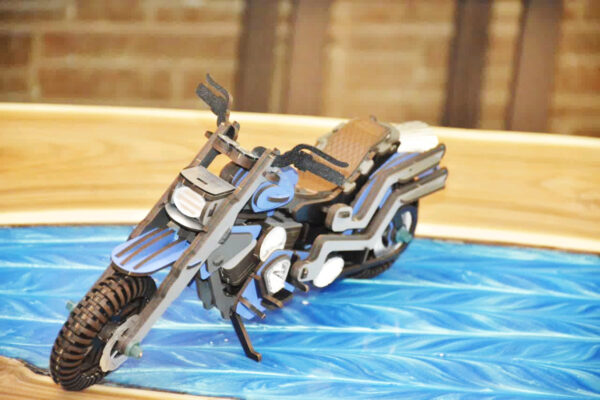 پازل سه بعدی موتورسیکلت هارلی دیویدسون
